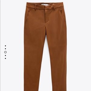 Zara leather pants